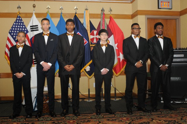 Student members of the Kappa League from Seoul American High School