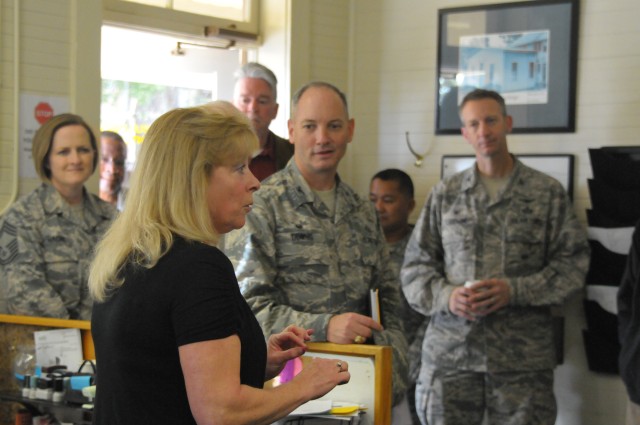 Texas Airmen admire Monterey Model