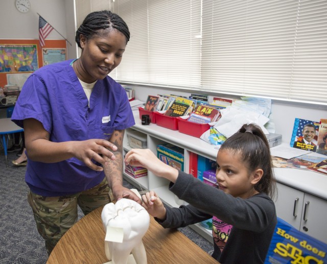 DENTAC-J Soldiers promote oral health to children for NCDHM