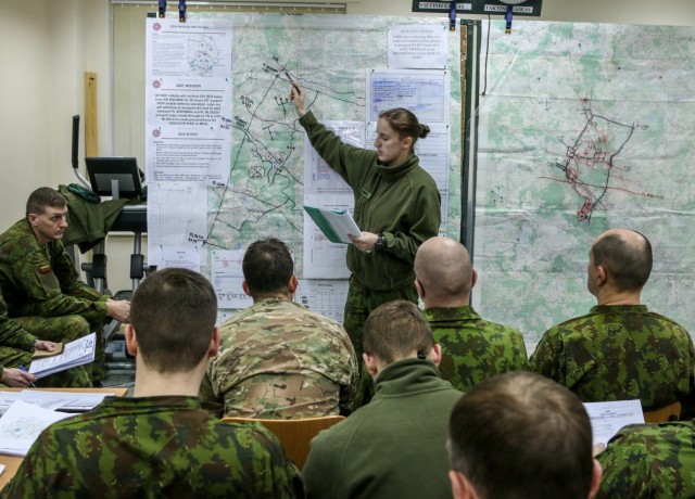 3/2 CAV trains Lithuanian Land Forces on MDMP