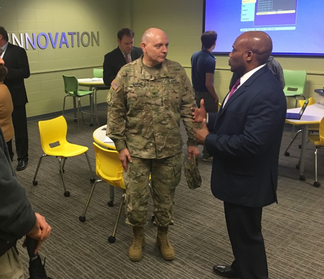 United States Army Redstone Test Center Commander Represented Redstone Arsenal Community at Williams Elementary STEM Lab Dedication