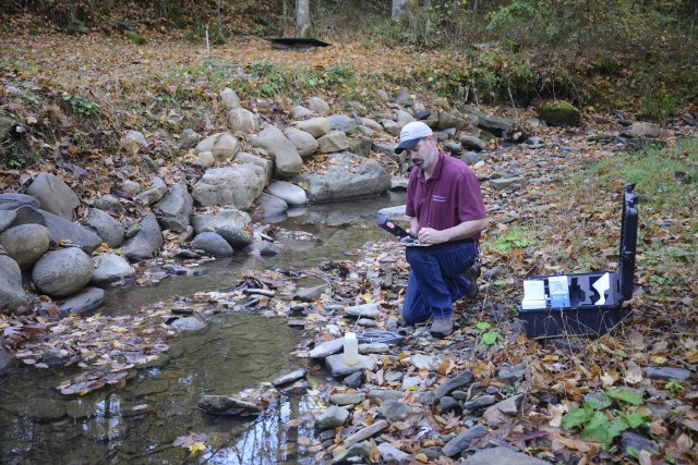 Camp Dawson water quality sampling