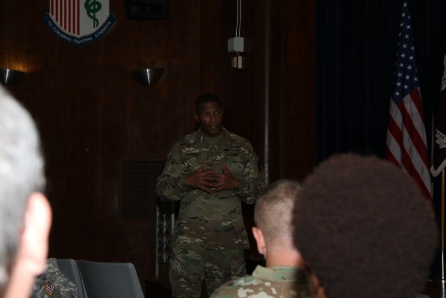 Brig. Gen. Sargent shares his vision with staff