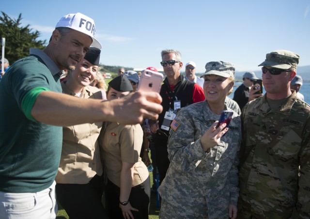 Service members enjoy front row seats at PGA ProAm