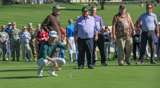 Service members enjoy front row seats at PGA ProAm