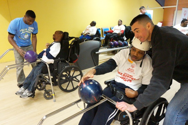 NCR service members give Special Olympics athletes motivation, support at four-day bowling event