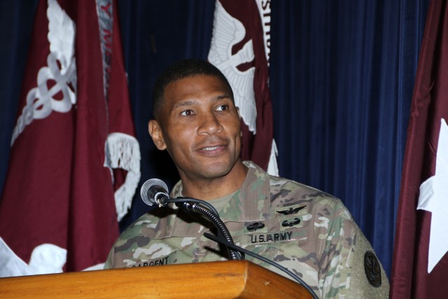 Brig. Gen. Sargent speaks about his CSM