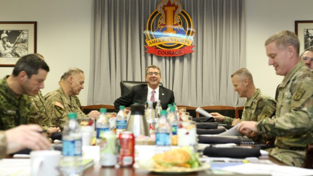 Secretary of Defense visits I Corps, JBLM