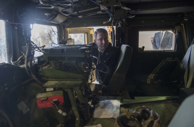 Secretary of defense visits JBLM