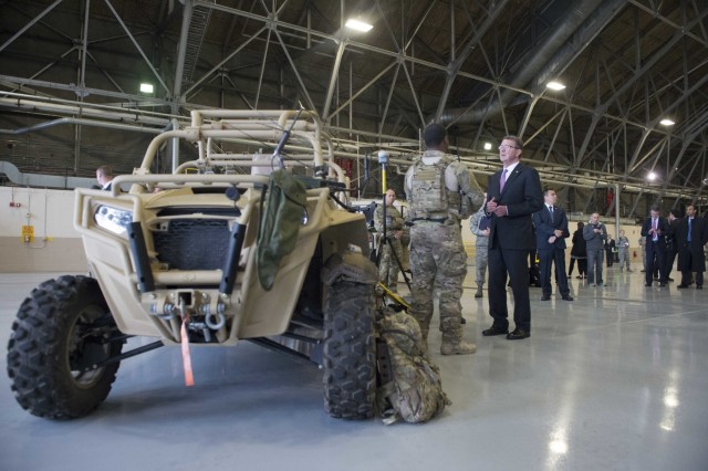 Secretary of defense visits JBLM
