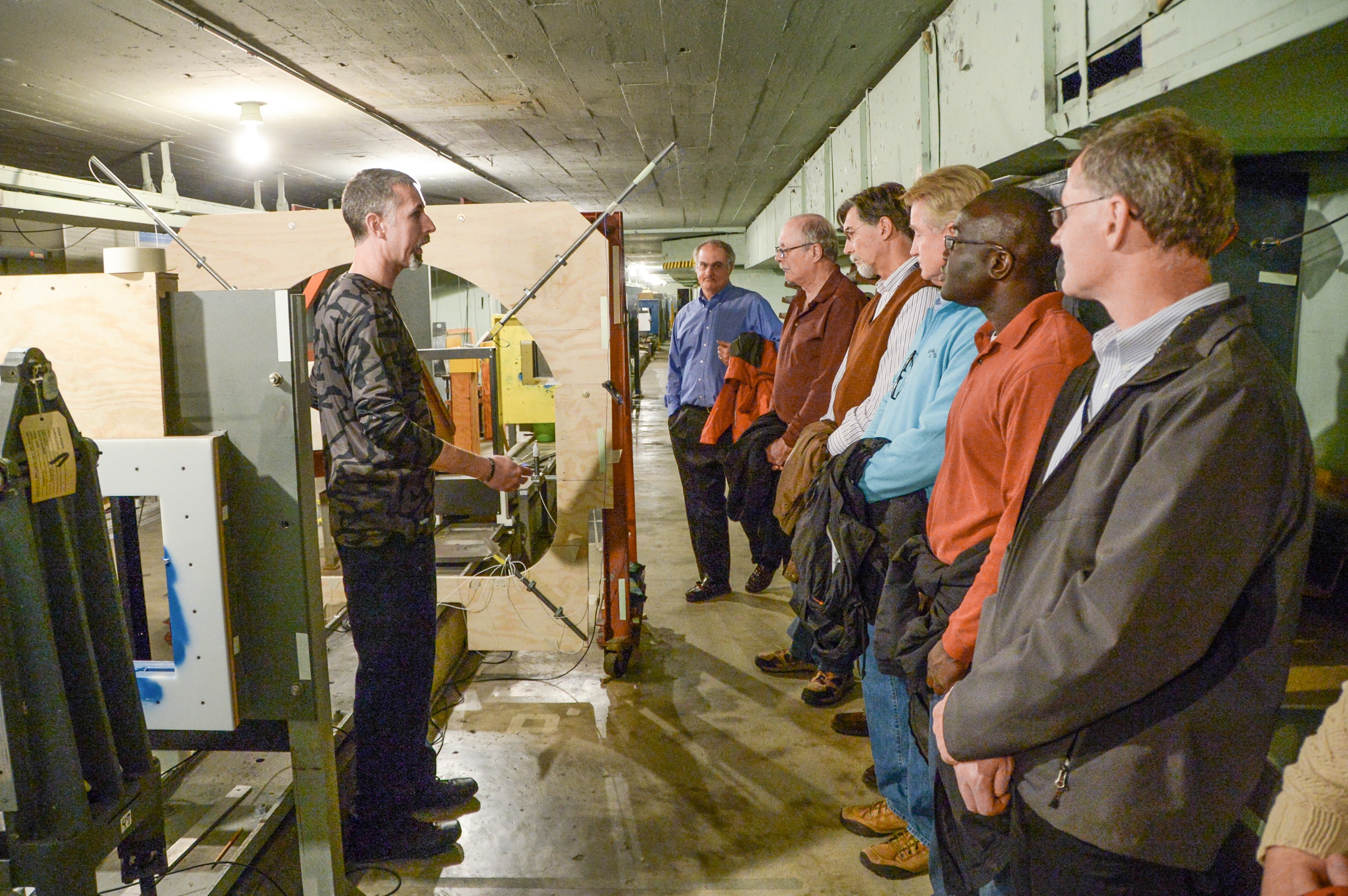 Engineering group visits national landmark at Army Research Laboratory