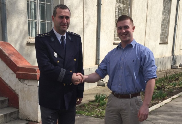 Civil affairs Soldiers come to rescue of Romanians in car accident