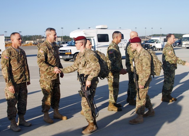 82nd Airborne Division Paratroopers Redeploy