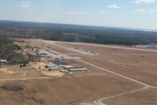 An overhead view