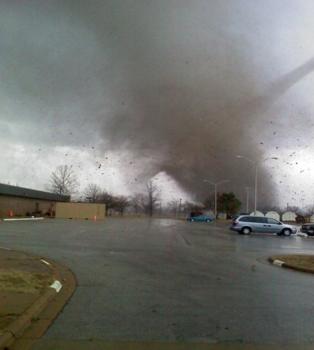 Tornado drill about being aware, prepared