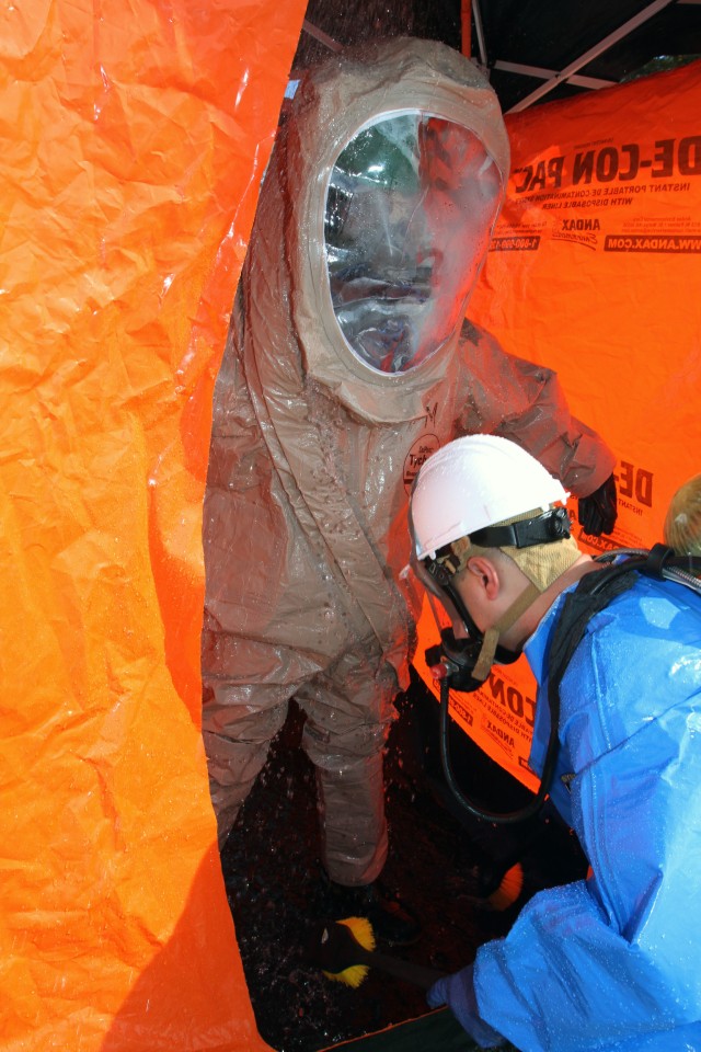 Decon station