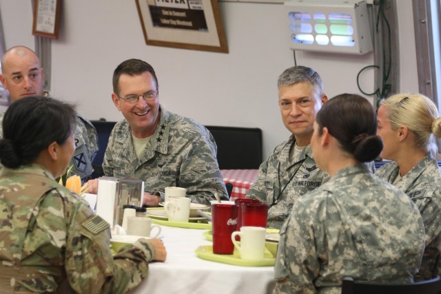 Gen. Joseph Lengyel, vice chief of National Guard Bureau, visits Guantanamo troops