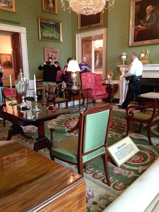 Military families visit the White House