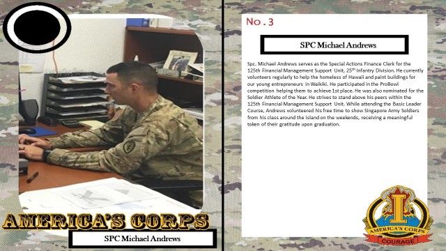 Spc. Michael Andrews