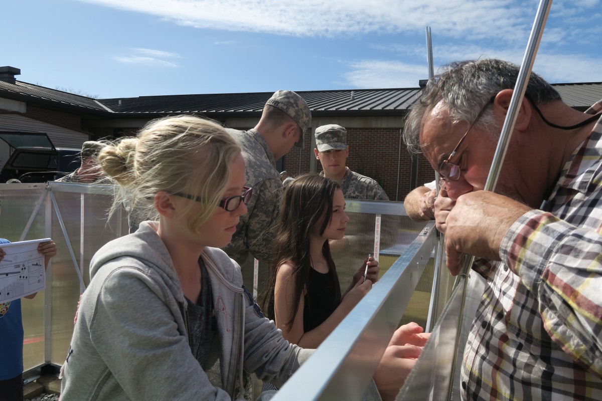 Wilson students build greenhouse, apply reallife skills Article