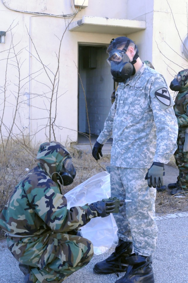 US and Korean soldiers conduct Combined Exploitation Evaluation