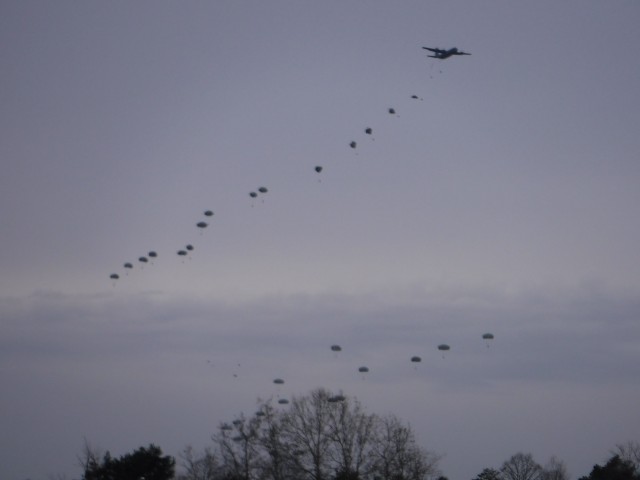 Sky Soldiers, French Paratroopers conduct combined airborne operation into Frida Drop Zone