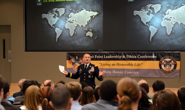'Be that shining light,' vice chief urges students