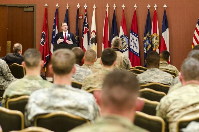 DOJ town hall educates Soldiers about initiative, updated website