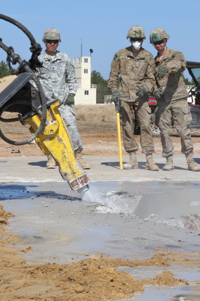 Bragg Engineers Test Airfield Repair Innovations at Sicily Drop Zone