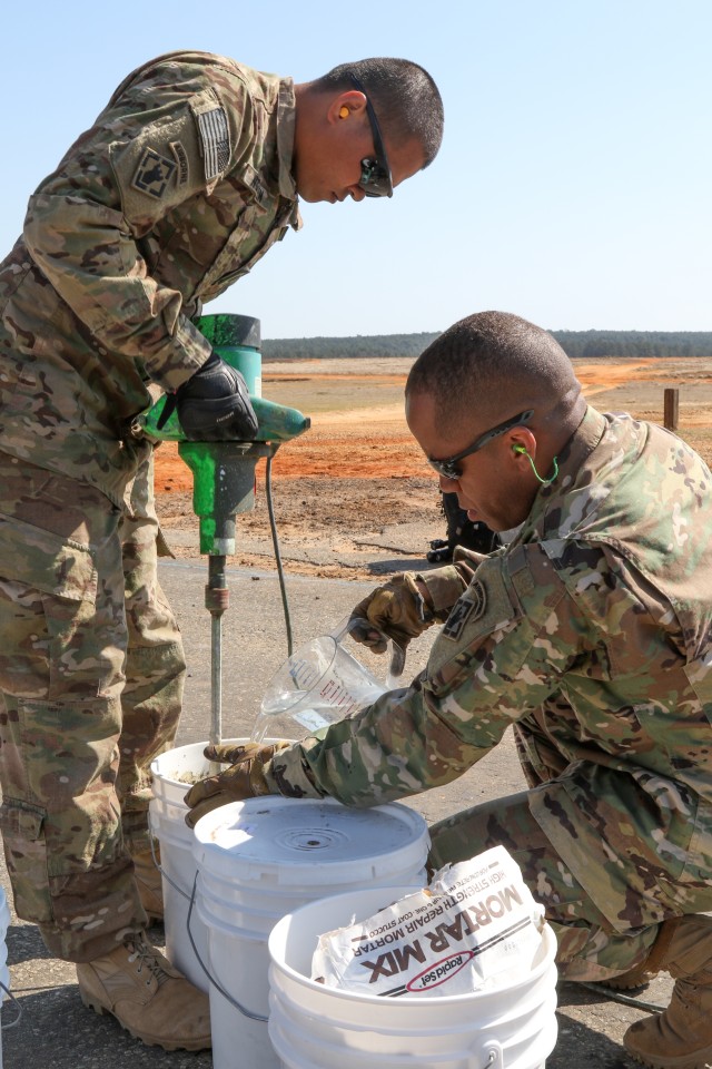 Bragg Engineers Test Airfield Repair Innovations at Sicily Drop Zone