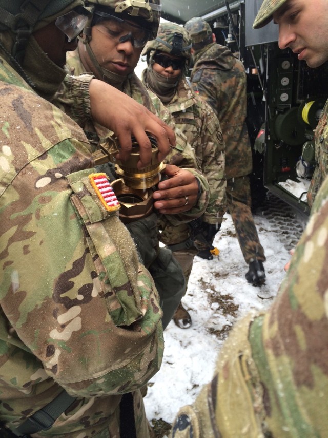 2nd Cavalry help to fuel interoperability alongside their German counterparts