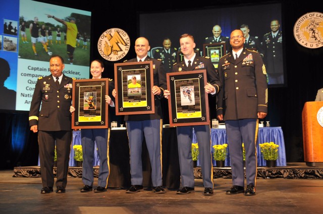 Army recognizes year's best athletes, coach