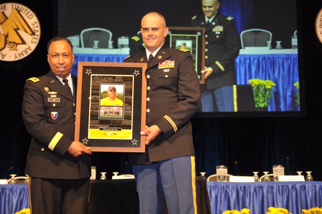 Army recognizes year's best athletes, coach