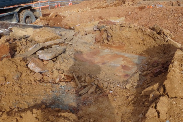 Graves uncovered during construction at USAG  Humphreys