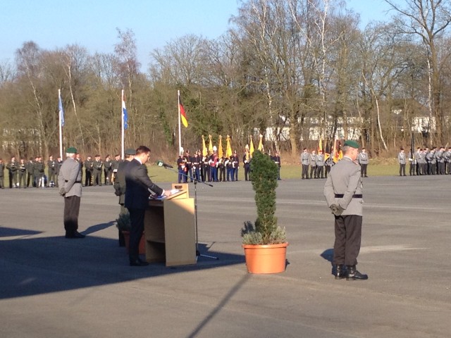 Speaking at the Ceremony