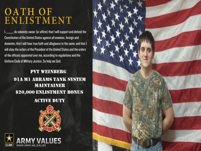 Pvt. Brodie Weinberg