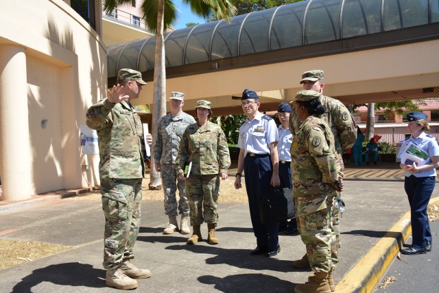 Japan Air Self Defense Force Surgeon General visit to TAMC