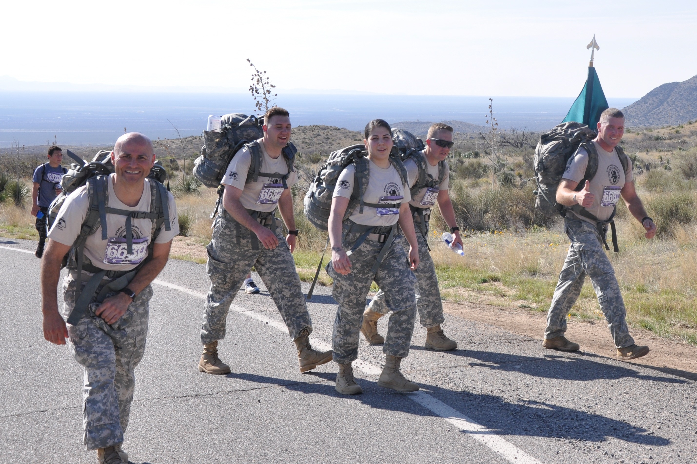27th Annual Bataan Memorial Death March Team Work Jackson team takes