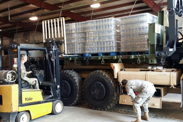 Behind the scenes, Louisiana Guard's commodity distribution plays vital role