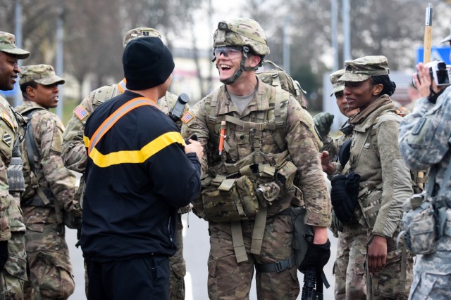 Allied medics claim badge of honor
