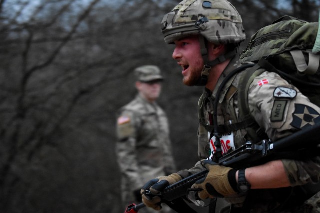 Allied medics claim badge of honor