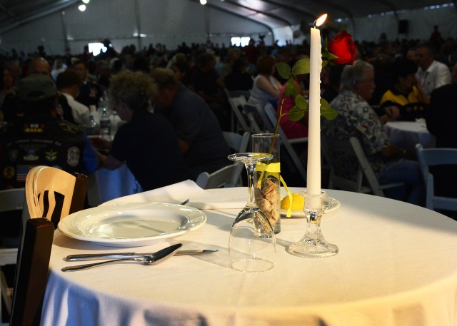 Missing man table at Vietnam War era Veterans