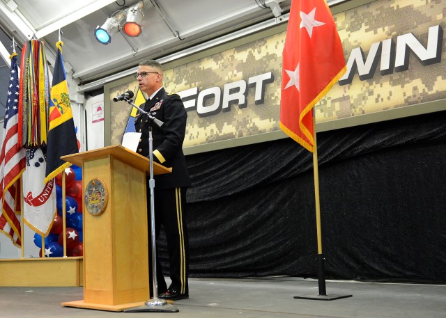 National Training Center and Fort Irwin Commander Maj. Gen. Joseph Martin spoke at a ceremony honoring approximately 500 Vietnam War era Veterans
