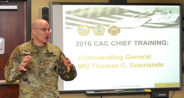 CAC chiefs train at Human Resources Command