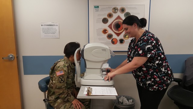 Taking care of vision helps soldiers stay fit to fight