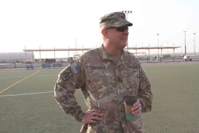 The Command Sergeant Major Never Smiles...