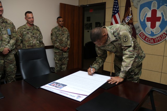 RHC-P Commanding General signs Sexual Assault Awareness and Prevention Month proclamation