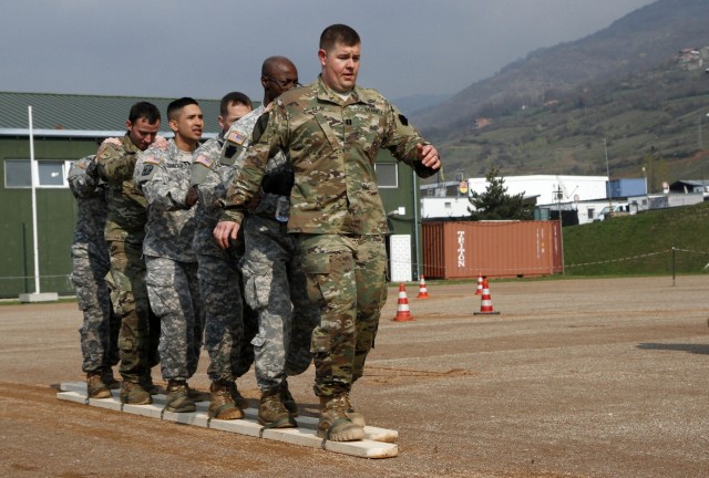 Multinational Soldiers deployed to Kosovo compete in German Camp Day competition