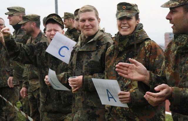 Multinational Soldiers deployed to Kosovo compete in German Camp Day competition