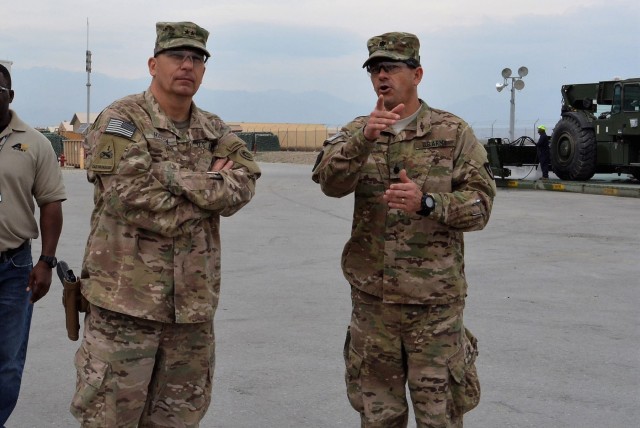 1TSC leaders focus on future sustainment operations in Afghanistan